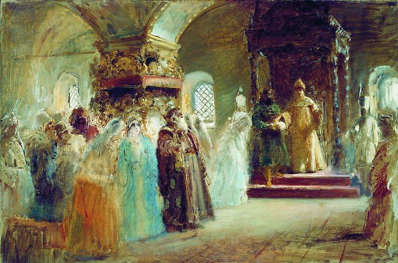 The Bride-show of tsar Alexey Michailovich